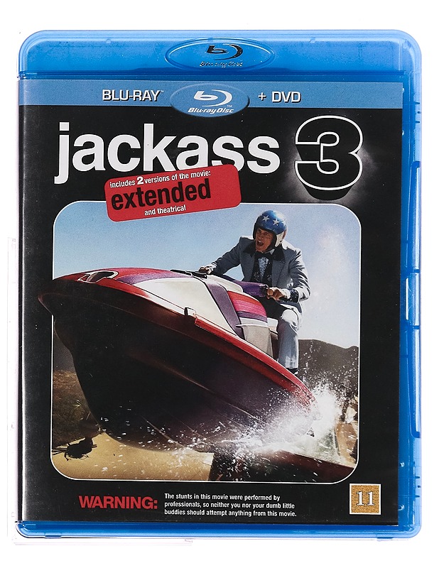 Jackass 3 - Blu-ray + DVD - DVD-elokuvat - 10105352698 - 0