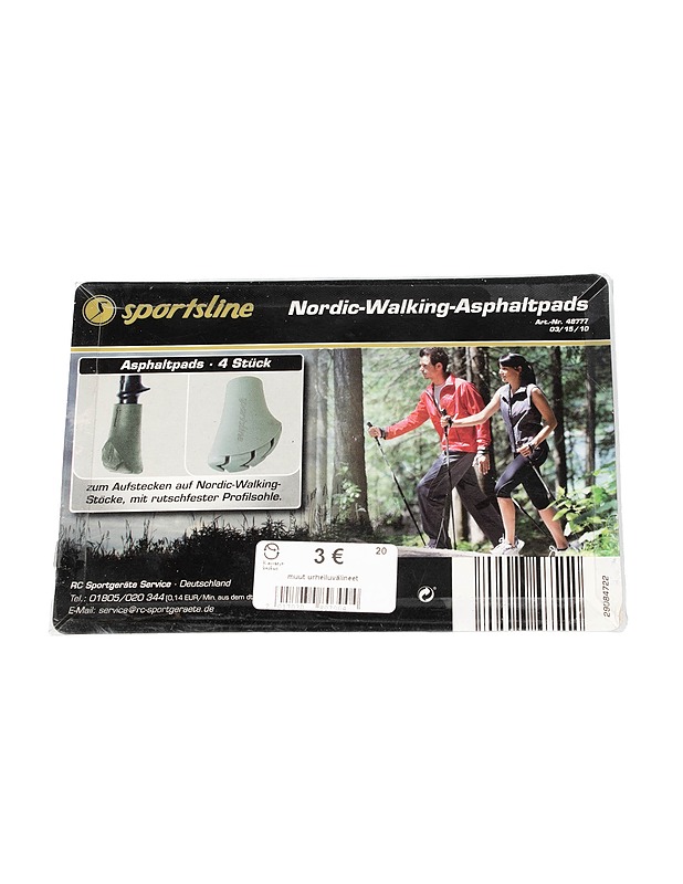 SPORTSLINE kävelysauvan tassut, 4 osaa - Muut urheiluvälineet ja vapaa-aika - 10105352857 - 1