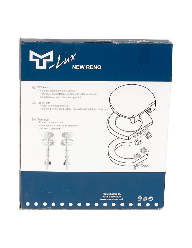 T-LUX New Reno WC-kansi - Rakennustarvikkeet - 10105352987 - 1