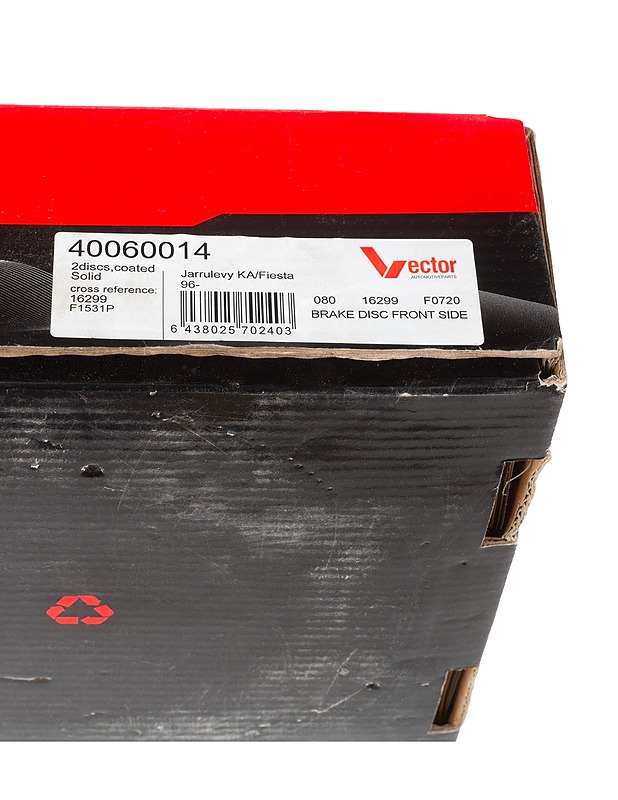 Vector Jarrulevy, 2 kpl- KA/Fiesta  96- - Muut urheiluvälineet ja vapaa-aika - 10105353035 - 1