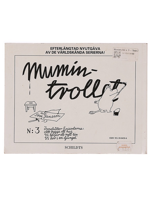 MUMINTROLLET. N: 3 - JANSSON, TOVE - Lastenkirjat - 10105353090 - 1