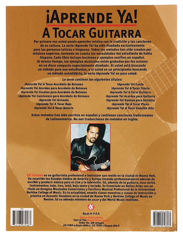Aprende Ya! - A Tocar Guitarra - Ed Lozano - Musiikki- ja elokuvakirjat - 10105353097 - 1