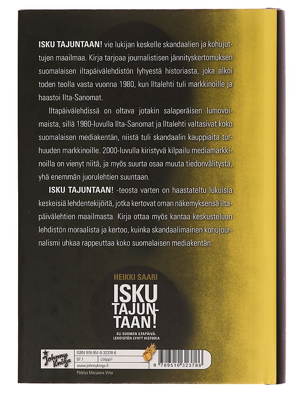 Isku tajuntaan! - Heikki Saari - Elämäkerrat ja muistelmat - 10105353310 - 1