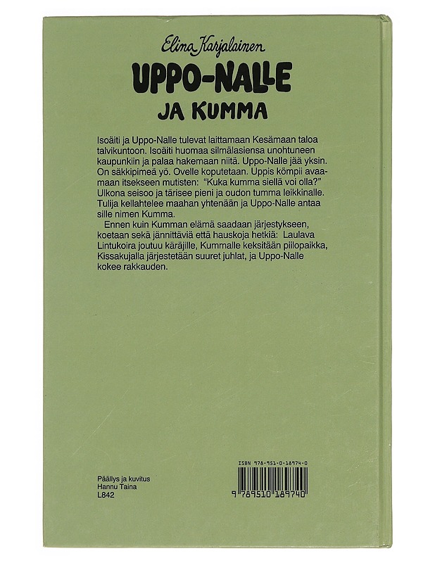 Uppo-Nalle ja Kumma - Karjalainen, Elina - Lastenkirjat - 10105353509 - 1