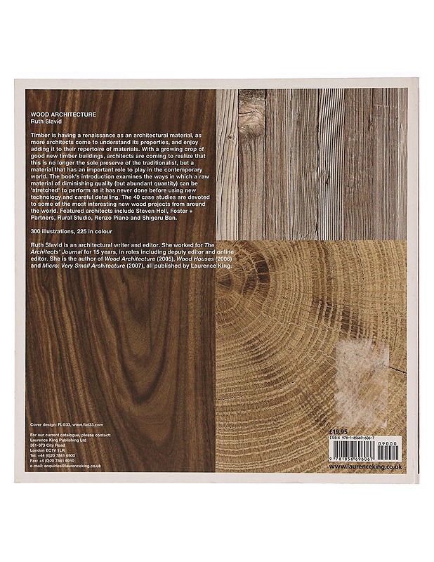 Wood architecture - Ruth Slavid - Tietokirjat ja oppaat - 10105353750 - 1