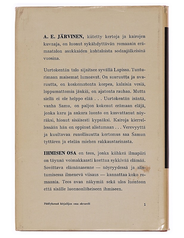 Ihmisen osa - A. E. Järvinen - Romaanit ja novellit - 10105353843 - 1
