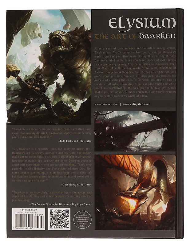 Elysium the art of daarken - Taide- ja kulttuurikirjat - 10105353951 - 1