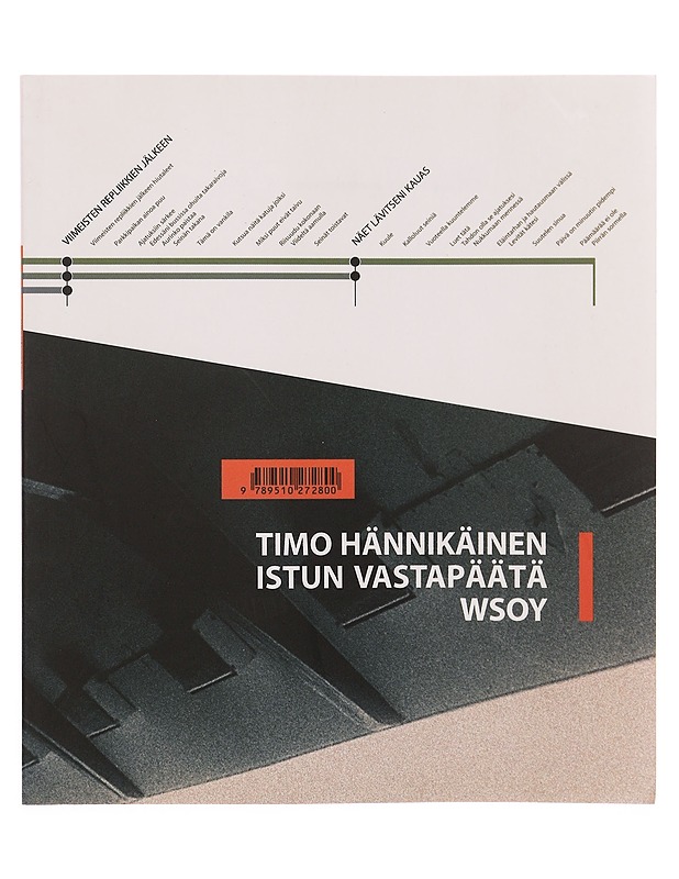Istun vastapäätä : runoja - Timo Hännikäinen - Runot ja näytelmät - 10105354189 - 0