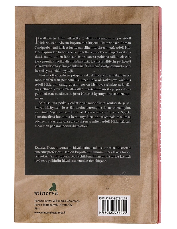 Alois Hitler : diktaattorin isä - Sandgruber, Roman - Elämäkerrat ja muistelmat - 10105354260 - 1
