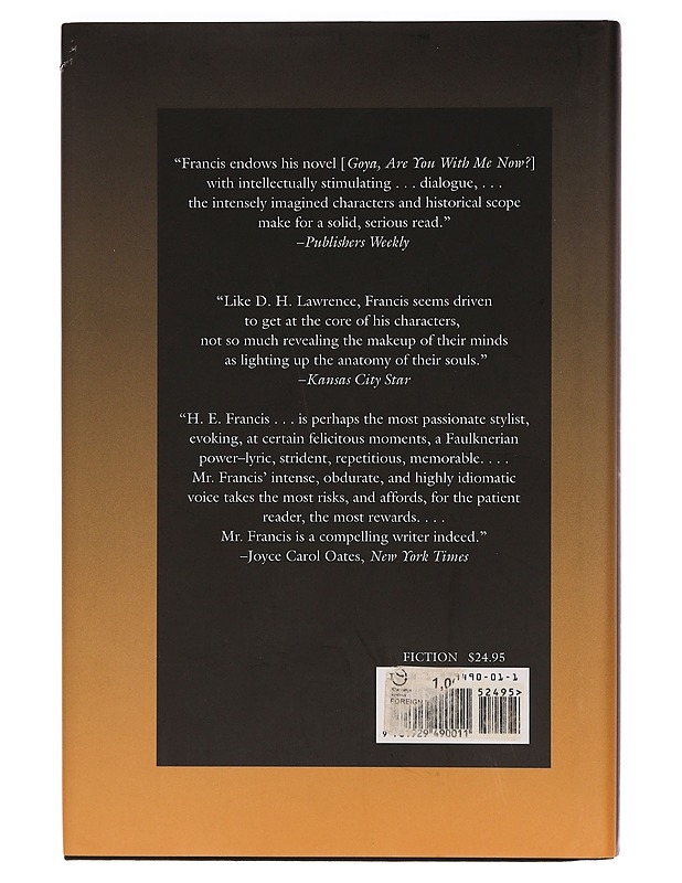 Goya, are you with me now? - H. E. Francis - Romaanit ja novellit - 10105354310 - 1