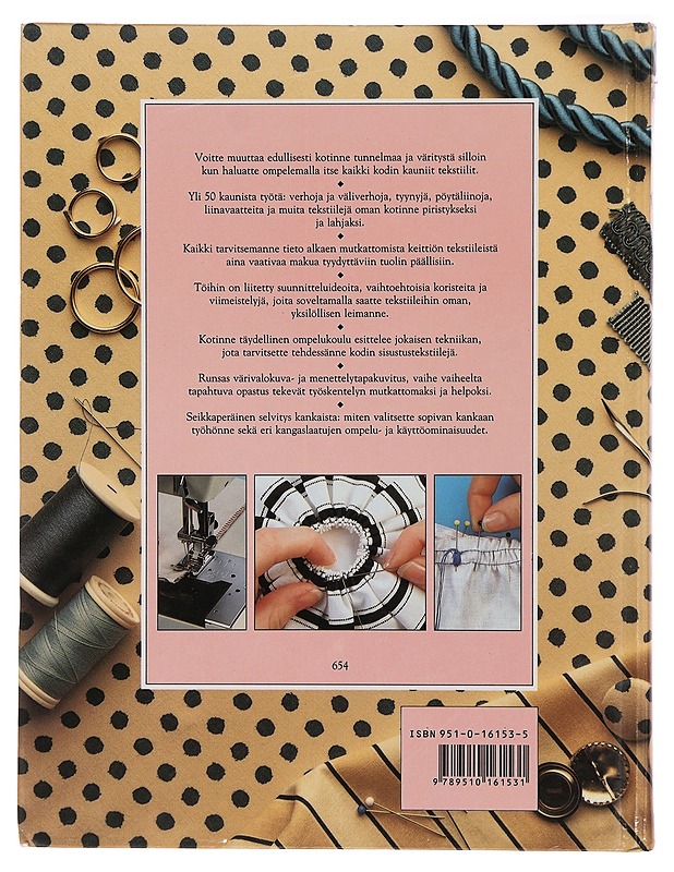 Suuri sisustustekstiilien ompelukirja - Brumstead, Elaine - Käsityökirjat - 10105354401 - 1