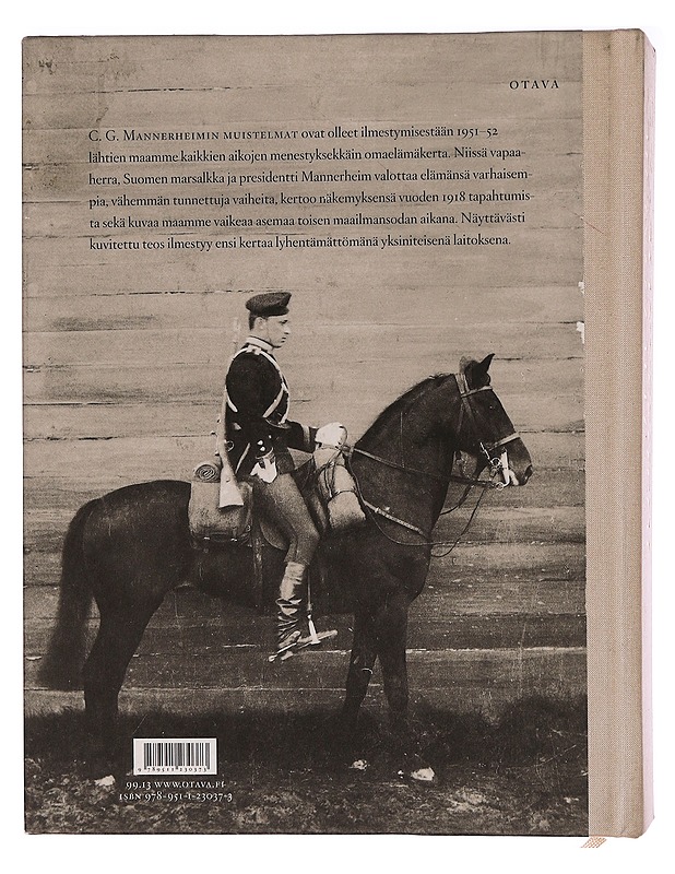 Muistelmat - Mannerheim, Carl Gustaf Emil - Elämäkerrat ja muistelmat - 10105354608 - 1