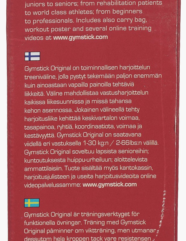 GYMSTICK Original 2.0 treeniväline - Kuntoilu - 10105354774 - 2
