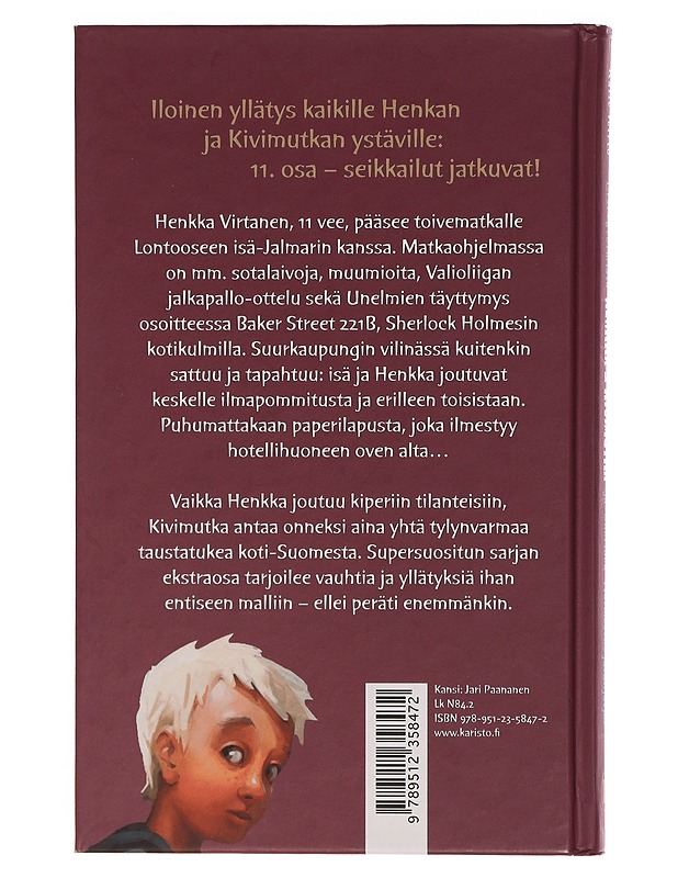 Etsivätoimisto Henkka & Kivimutka ja Sherlock Holmesin jalanjäljet - Veirto, Kalle, kirjoittaja - Lastenkirjat - 10105354822 - 1
