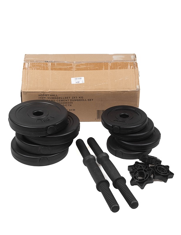 HOBBY HALL käsipainosetti 2x3 kg - Kuntoilu - 10105354836 - 0