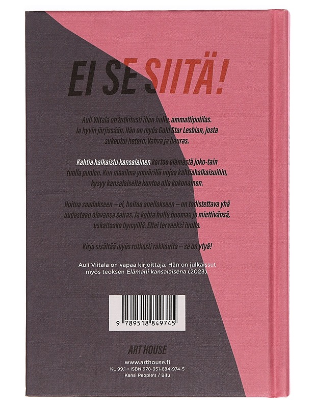 Kahtia halkaistu kansalainen - Auli Viitala - Elämäkerrat ja muistelmat - 10105355032 - 1