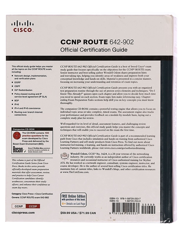 CCNP route 642-902 official certification guide - Wendell Odom - Tietokirjat ja oppaat - 10105355050 - 1