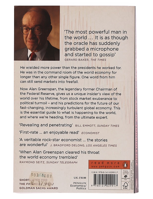 The age of turbulence : adventures in a new world - Alan Greenspan - Tietokirjat ja oppaat - 10105355148 - 1