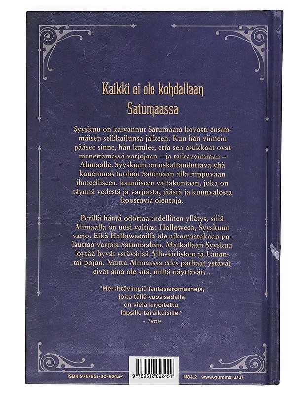 Tyttö joka putosi Satumaan alle ja juhli varjojen valtakunnassa - Valente, Catherynne M. - Nuorten kirjat - 10105355224 - 1