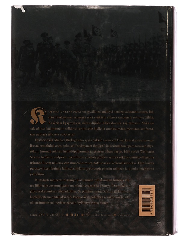 Kolmas valtakunta : uusi historia - Burleigh, Michael - Historiakirjat - 10105355336 - 1