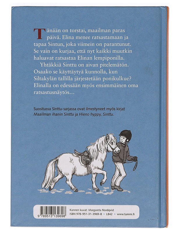 Torstaina nähdään, Sinttu - Hallberg, Lin - Lastenkirjat - 10105355372 - 1