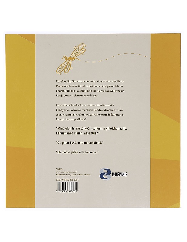 Ilonsäteitä ja Surenkorento - Pasanen, Ilona - Kaunokirjallisuus - 10105355465 - 1