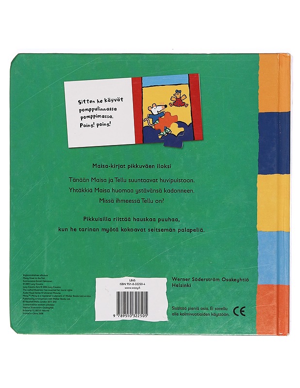 Maisa huvipuistossa: palapelikirja - Cousins, Lucy - Lastenkirjat - 10105355469 - 1
