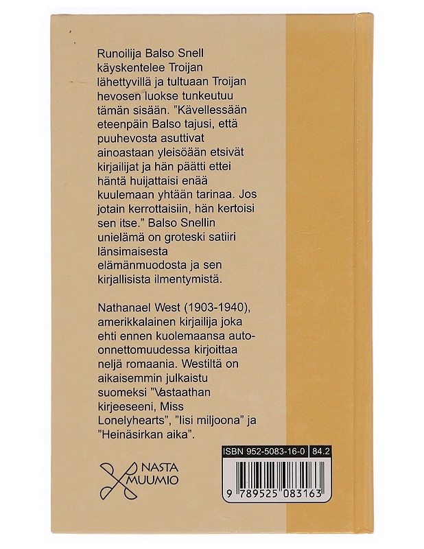 Balso Snellin unielämä - West, Nathanael - Romaanit ja novellit - 10105355483 - 1