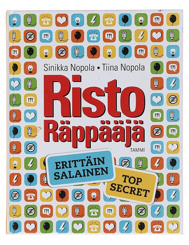 Risto Räppääjä : erittäin salainen - top secret - Nopola, Sinikka - Lastenkirjat - 10105355557 - 0