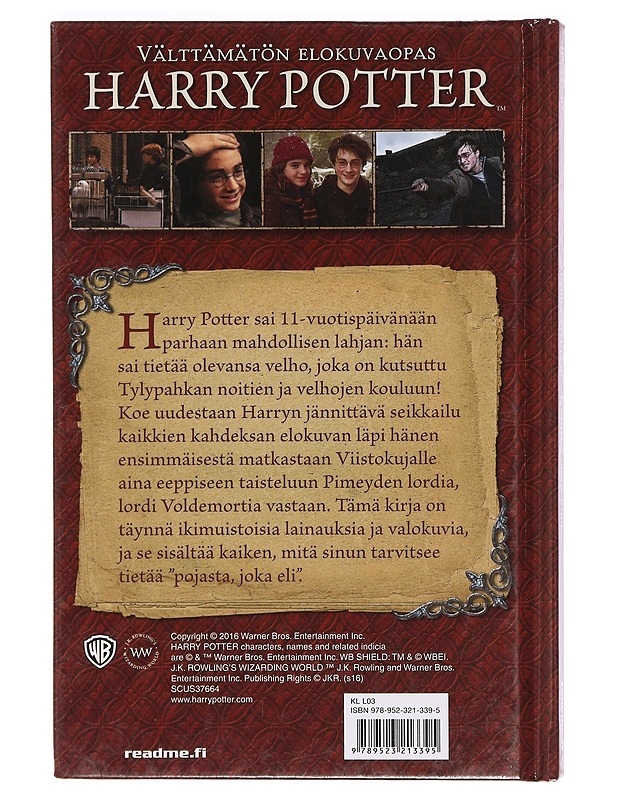 Harry Potter : Harryn oma kirja; elokuvaopas - Baker, Felicity - Musiikki- ja elokuvakirjat - 10105355576 - 1