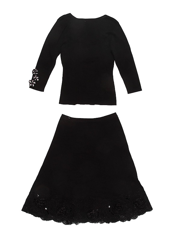 PHILIPPE CARAT COUTURE neulospaita ja hame, M - Naisten paidat ja topit - 10105355619 - 1