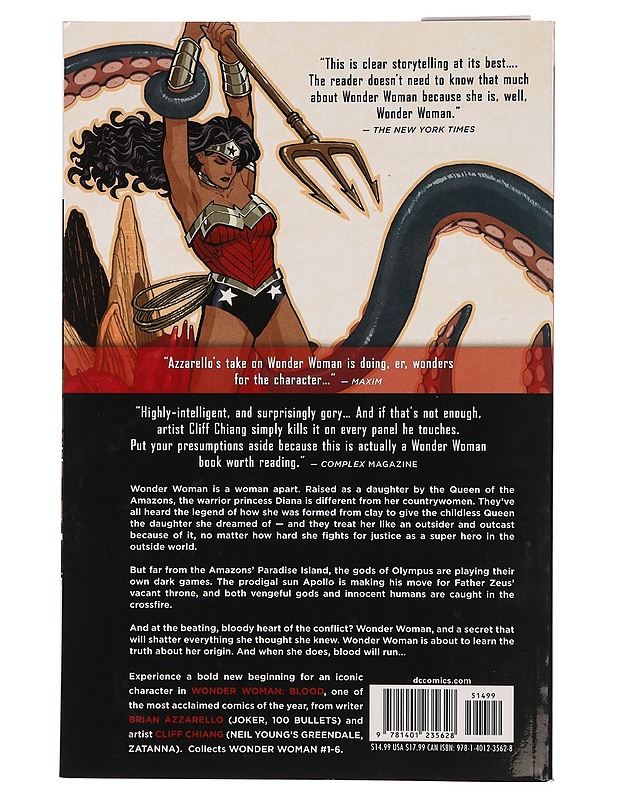 Wonder Woman. Volume 1, Blood - Azzarello, Brian - Sarjakuvat - 10105355840 - 1