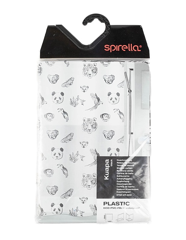 SPIRELLA suihkuverho, 180 x 200 cm - Muut kodintekstiilit - 10105356274 - 0