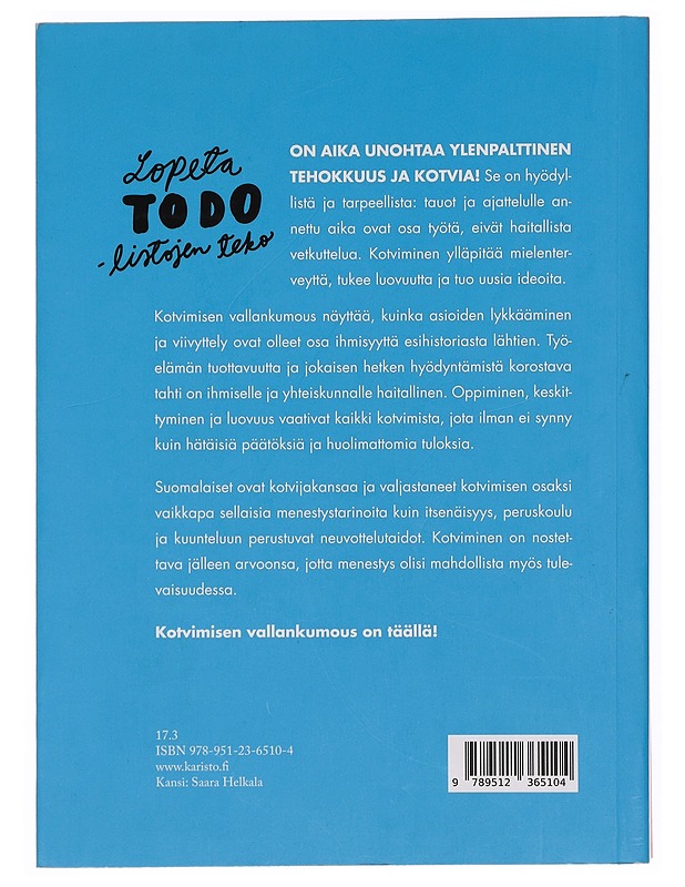 Kotvimisen vallankumous - Kangasvuo, Jenny - Tietokirjat ja oppaat - 10105356365 - 1