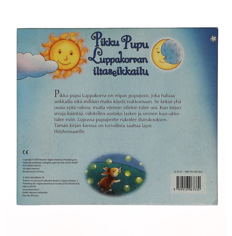 Pikku pupu Luppakorvan iltaseikkailu - Viola, Karen - Lastenkirjat - 10105356798 - 1
