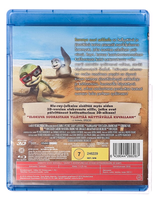 Sammyn suuri seikkailu - Blu-ray - Blu-ray-levyt - 10105356832 - 1