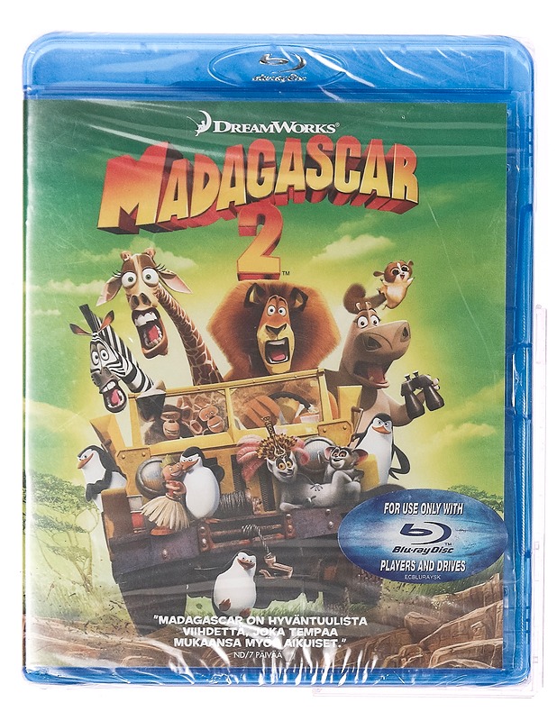 Madagascar 2 - Blu-Ray - Blu-ray-levyt - 10105356927 - 0
