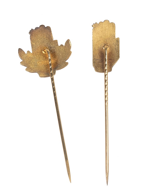 MERKKIVALMISTAMO M. Huvinen Invalidiliiton merkit, 2 kpl - Korut - 10105356935 - 1