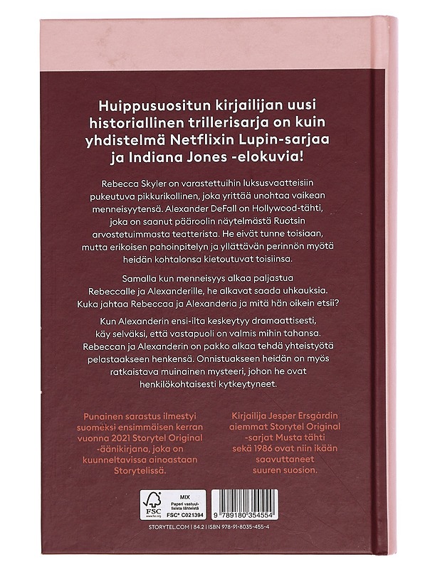 Punainen sarastus - Ersgård, Jesper - Jännitys ja dekkarit - 10105357041 - 1