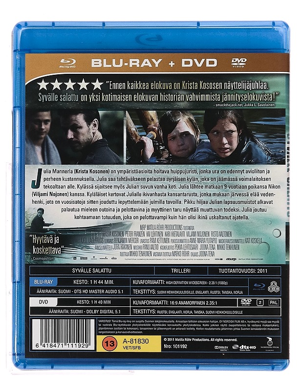 Syvälle salattu - Blu-ray + DVD - Blu-ray-levyt - 10105357449 - 1