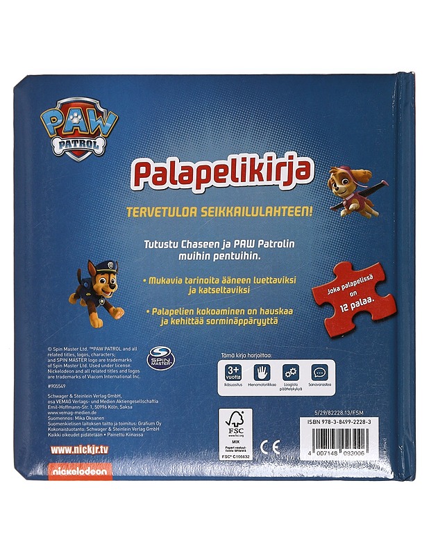 Ryhmä Hau Palapelikirja - Lastenkirjat - 10105357563 - 1