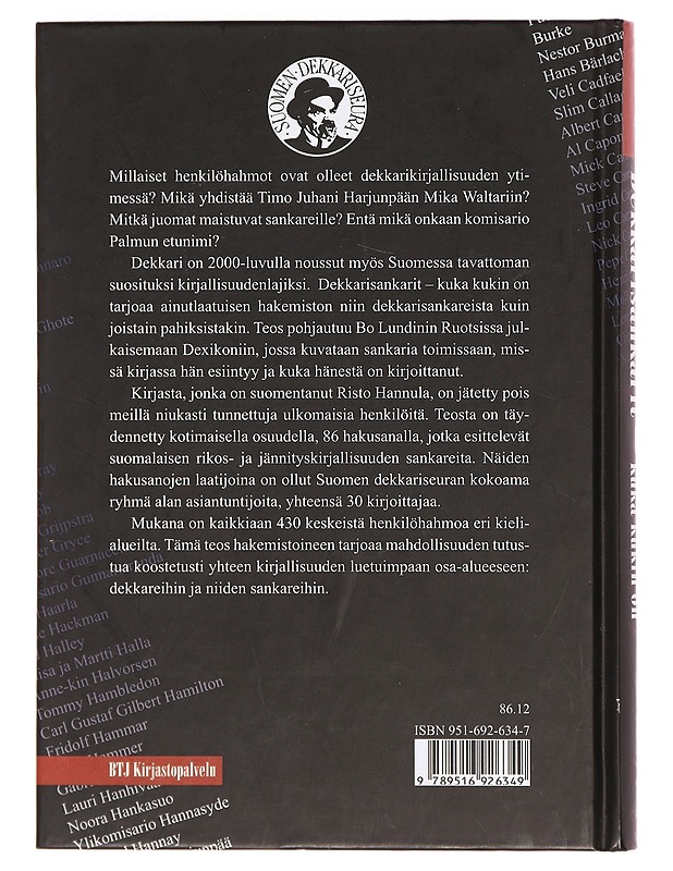 Dekkarisankarit : kuka kukin on - Risto Hannula,  - Tietokirjat ja oppaat - 10105357597 - 1