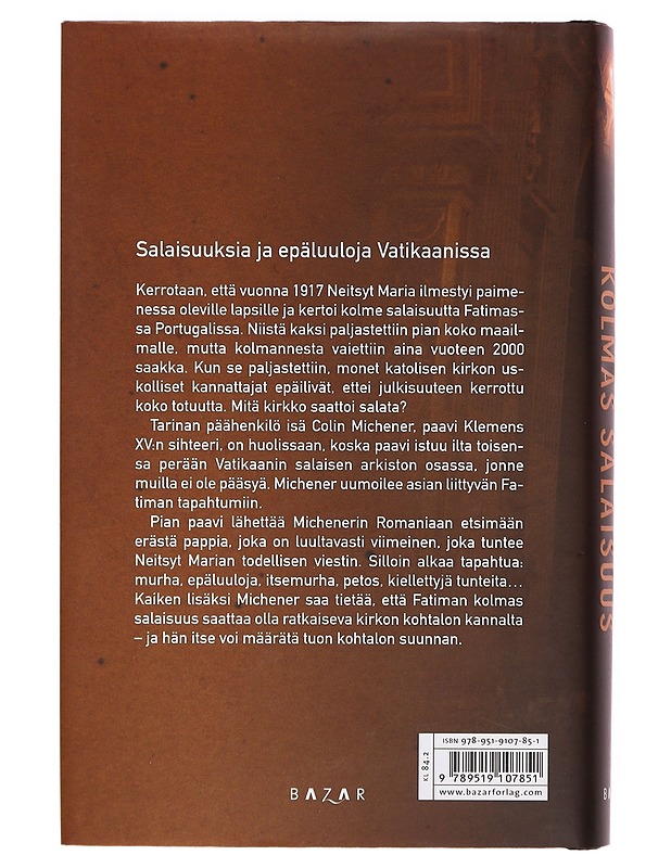Kolmas salaisuus - Steve Berry - Jännitys ja dekkarit - 10105357601 - 1