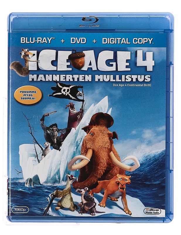 Ice Age 4: Mannerten mullistus - Blu-ray + DVD + Digital copy - Blu-ray-levyt - 10105357657 - 0