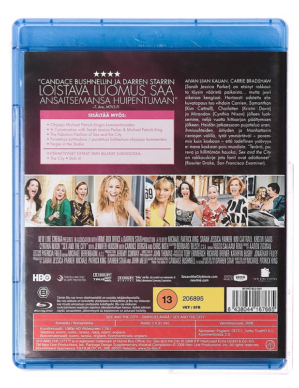 Sex and the City: Sinkkuelämää - Extended Cut - Blu-ray - Blu-ray-levyt - 10105357759 - 1