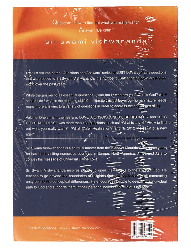 JUST LOVE, Questions & Answers 1 - Swami Vishwananda, Sri - Romaanit ja novellit - 10105357787 - 1