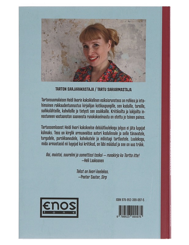 Tarton sarjarakastaja = Tartu sariarmastaja - Heidi Iivari - Kirja lahjaksi - 10105357843 - 1