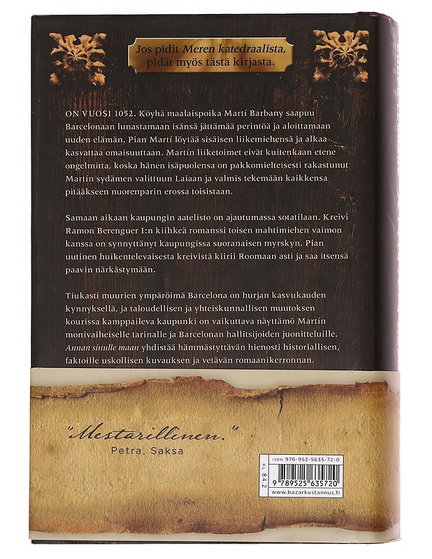 Annan sinulle maan - Chufo Lloréns - Romaanit ja novellit - 10105357970 - 1