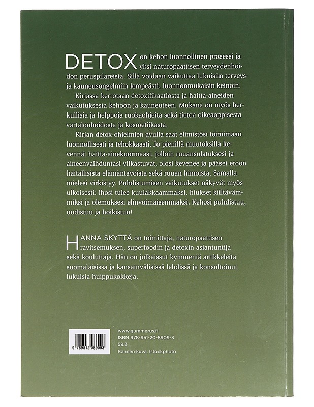 Detox - Skyttä, Hanna - Ruokakirjat - 10105358170 - 1