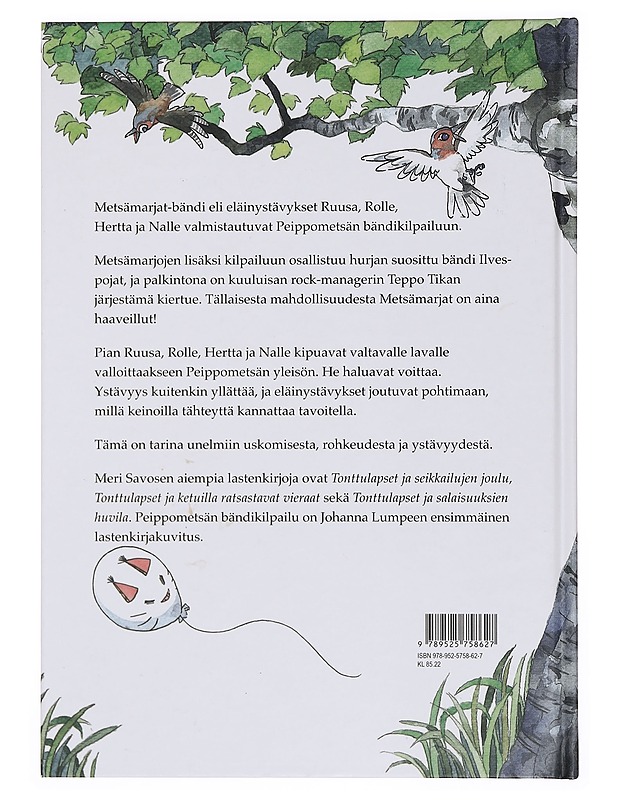 Peippometsän bändikilpailu - Meri Savonen - Lastenkirjat - 10105358191 - 1